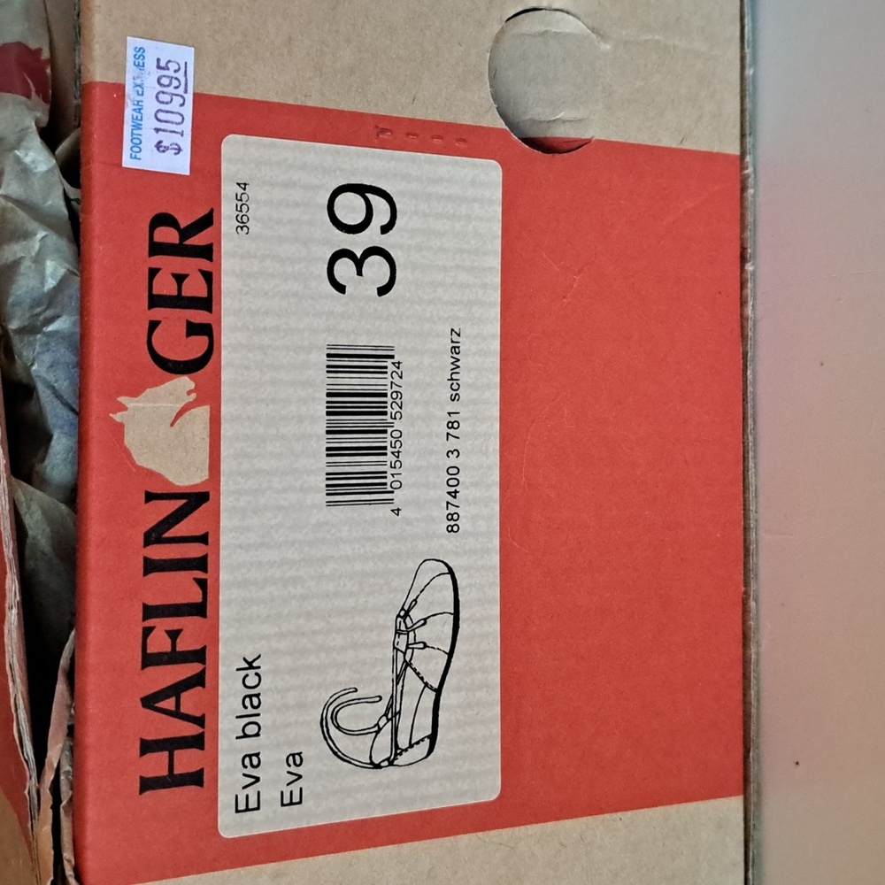 NIB Haflinger Black Suede Size 39 Eva Shoes - Picture 5 of 5